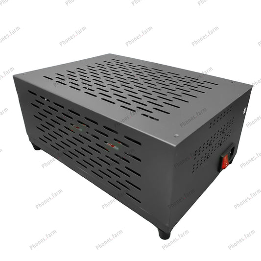 DIY Box Phone Farm Setup Accessories USB OTG Ethernet Chassis Kit