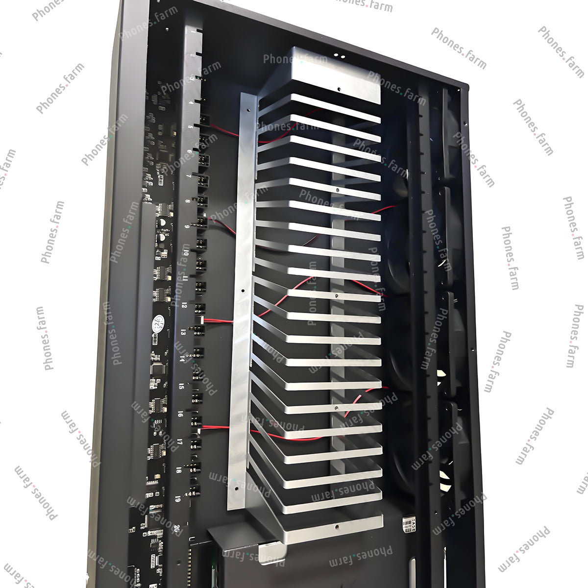 Rack Mount Mobile Phone Farm Box Accessories Box Phone Chassis OTG Ethernet Compatible