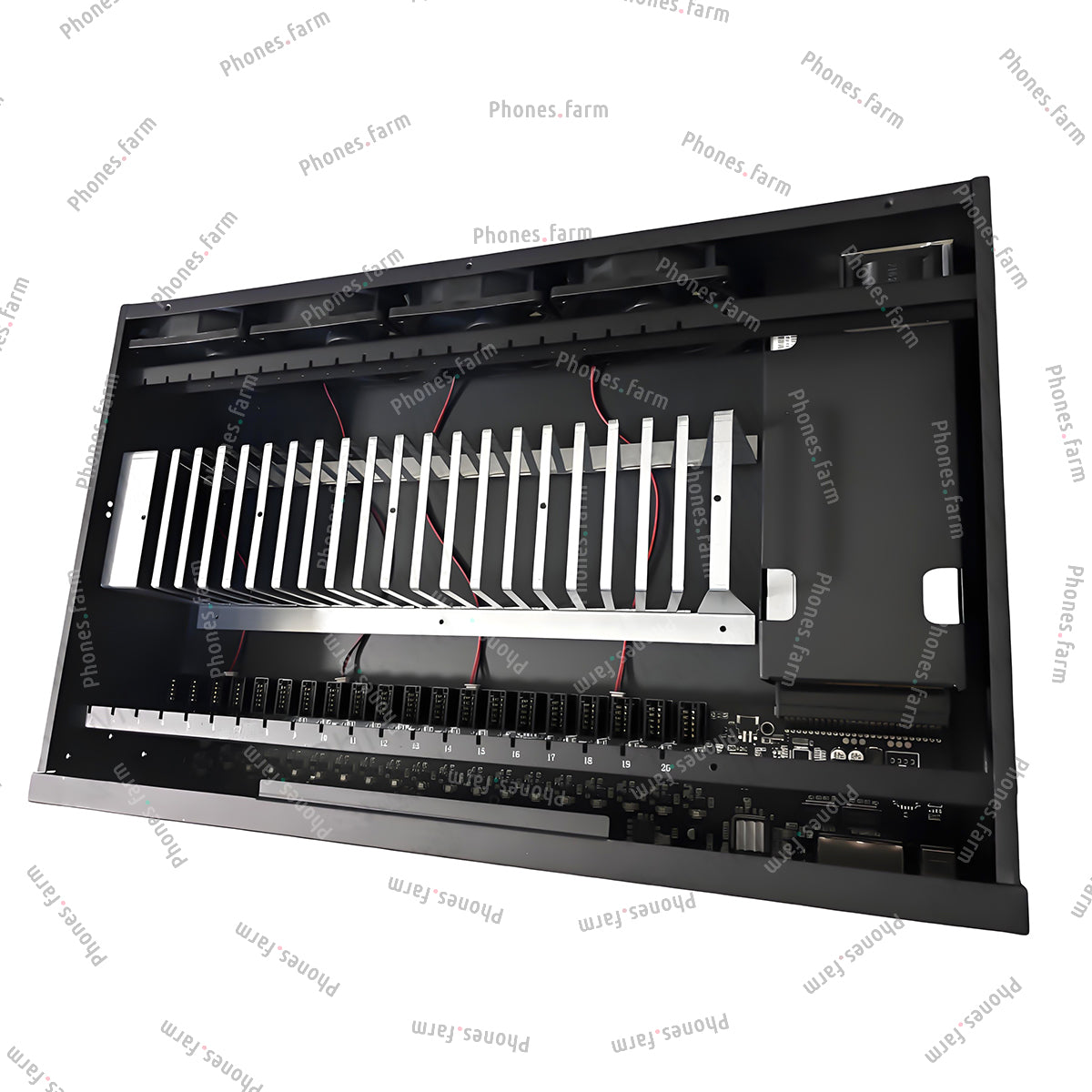 Rack Mount Mobile Phone Farm Box Accessories Box Phone Chassis OTG Ethernet Compatible