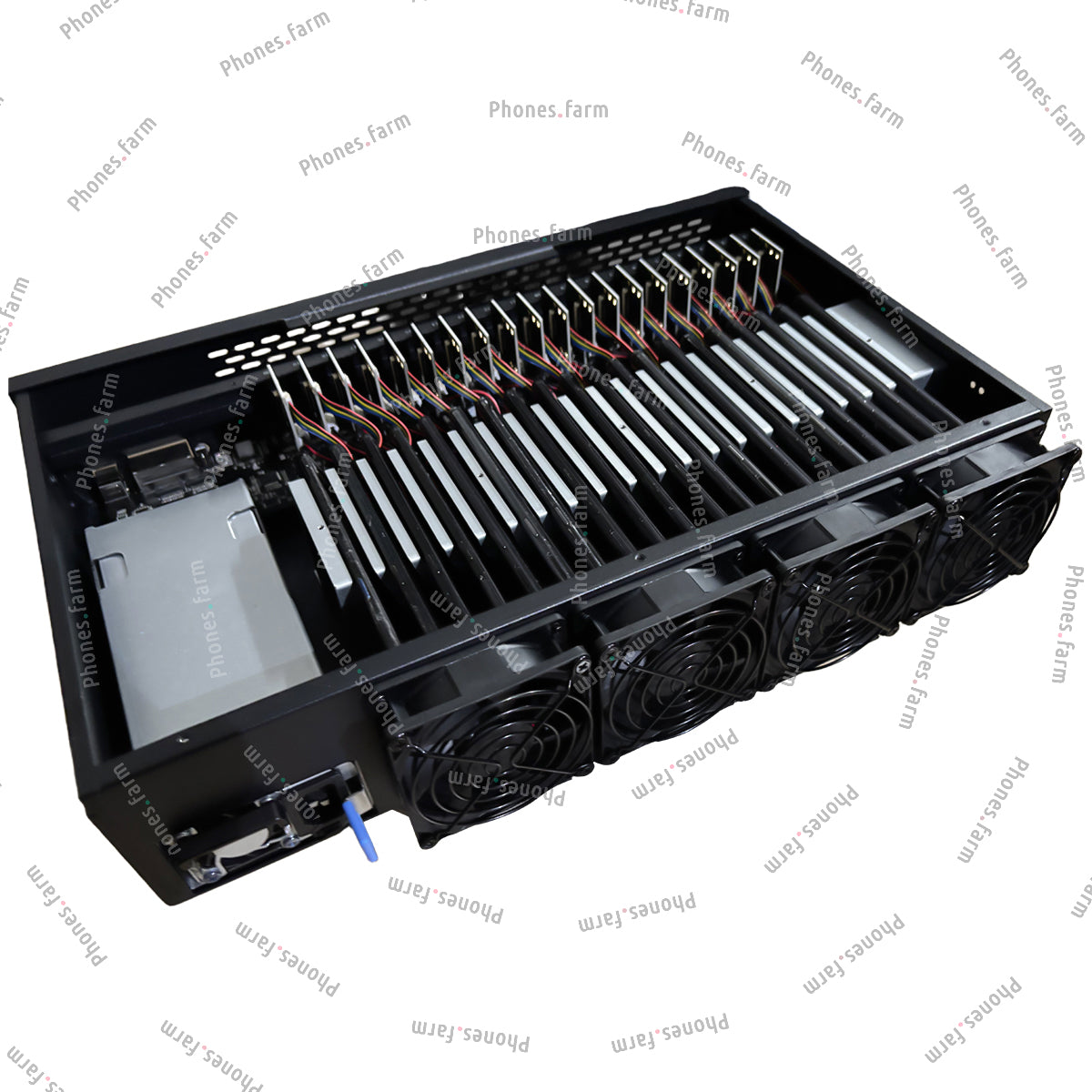 Rack Mount Mobile Phone Farm Box Accessories Box Phone Chassis OTG Ethernet Compatible