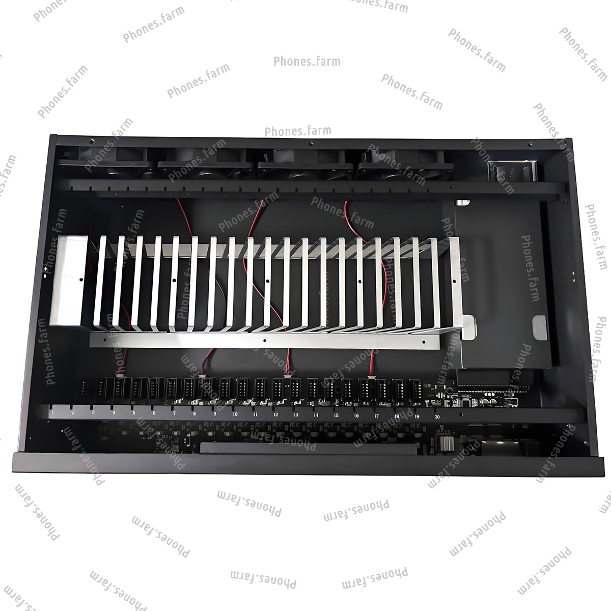 Rack Mount Mobile Phone Farm Box Accessories Box Phone Chassis OTG Ethernet Compatible