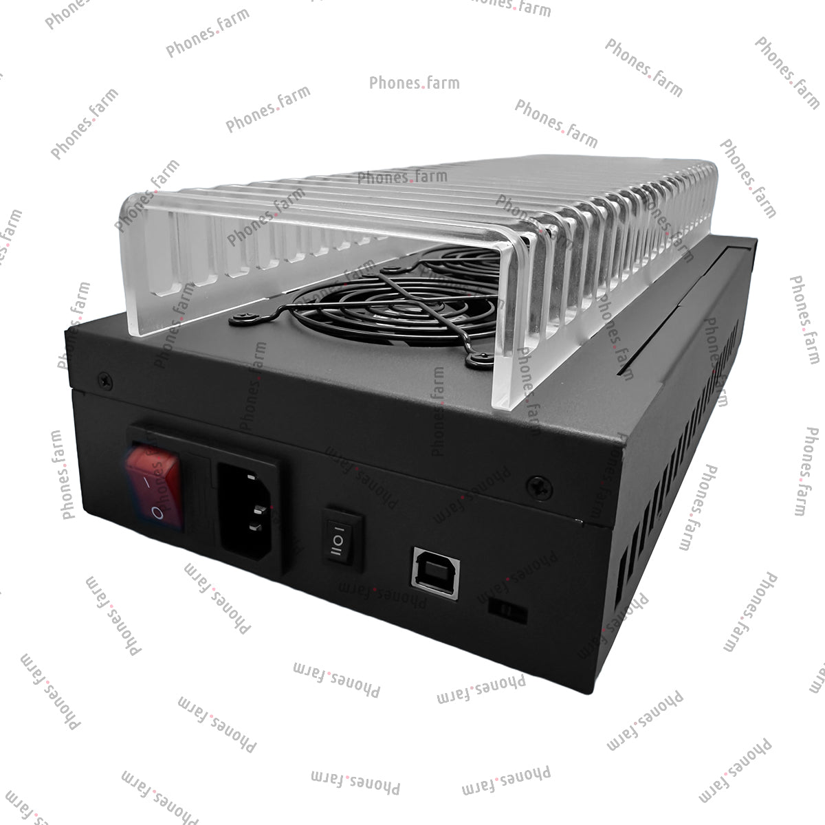20 USB Ports Phone Farm Holder Charging HUB phone bot farm Box Setup