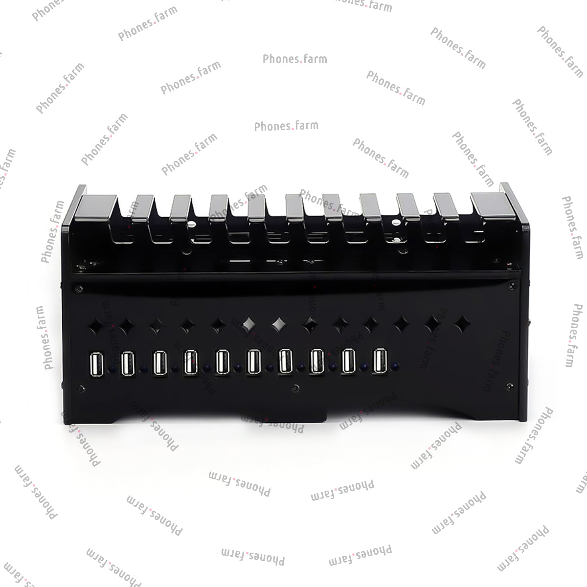 10 Ports Phone Farm Holder USB Charging HUB