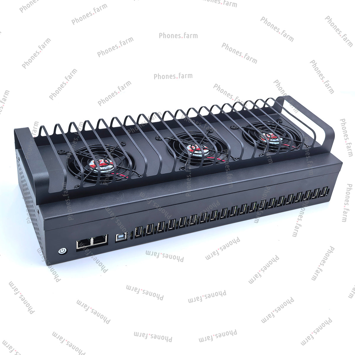20 USB Ports Phone Farm Holder Charging HUB phone bot farm Box Setup