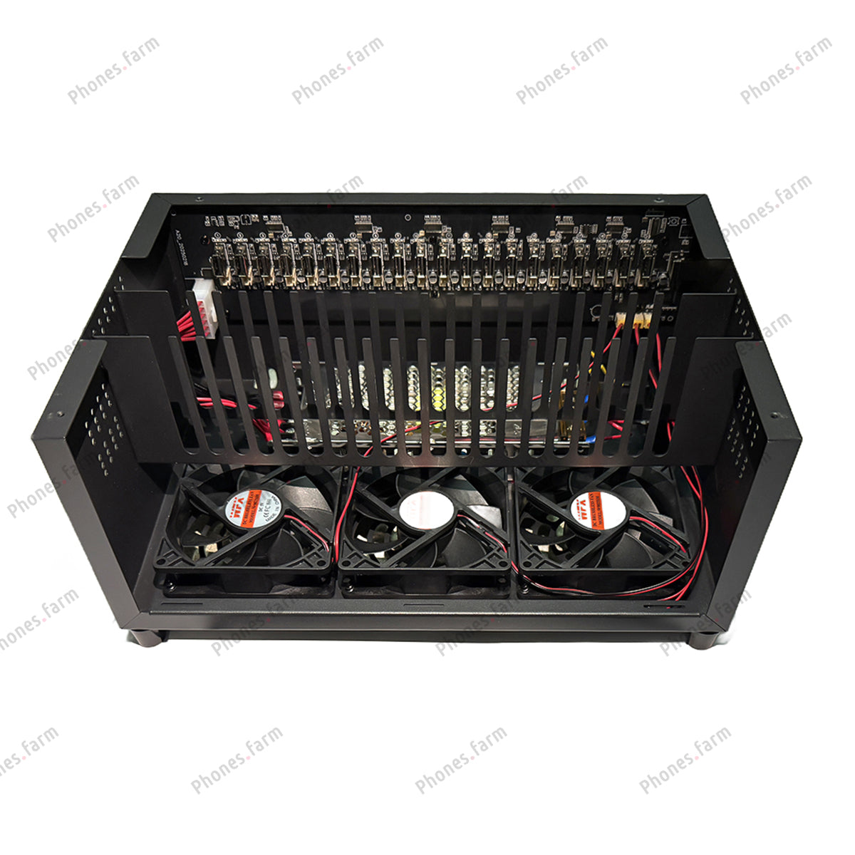 DIY Box Phone Farm Setup Accessories USB OTG Ethernet Chassis Kit
