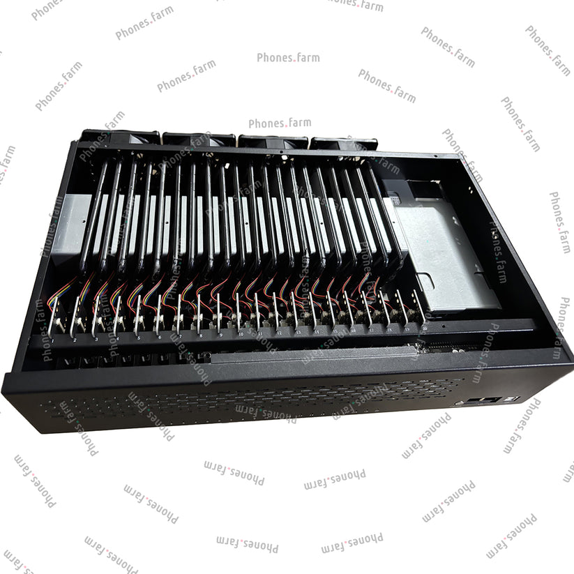 Rack Mount Mobile Phone Farm Box Accessories Box Phone Chassis OTG Eth ...