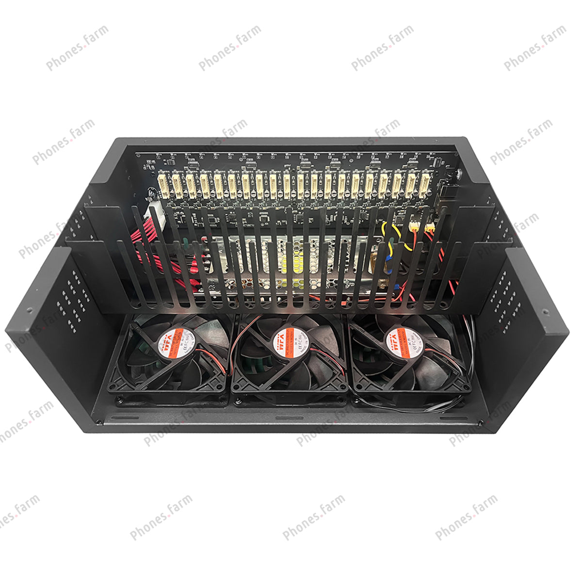 DIY Box Phone Farm Setup Accessories USB OTG Ethernet Chassis Kit
