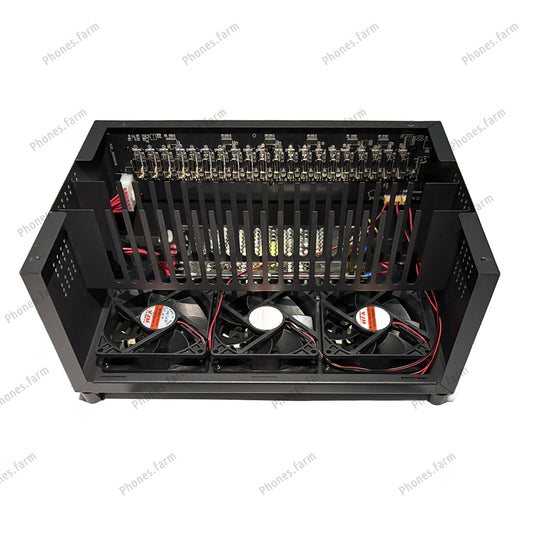 DIY Box Phone Farm Setup Accessories USB OTG Ethernet Chassis Kit